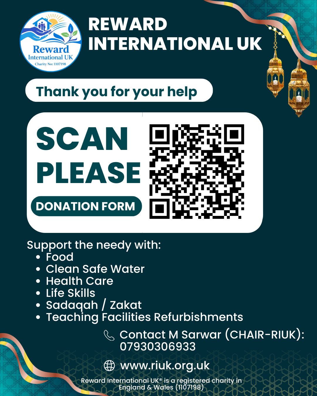 RIUK Donation Appeal